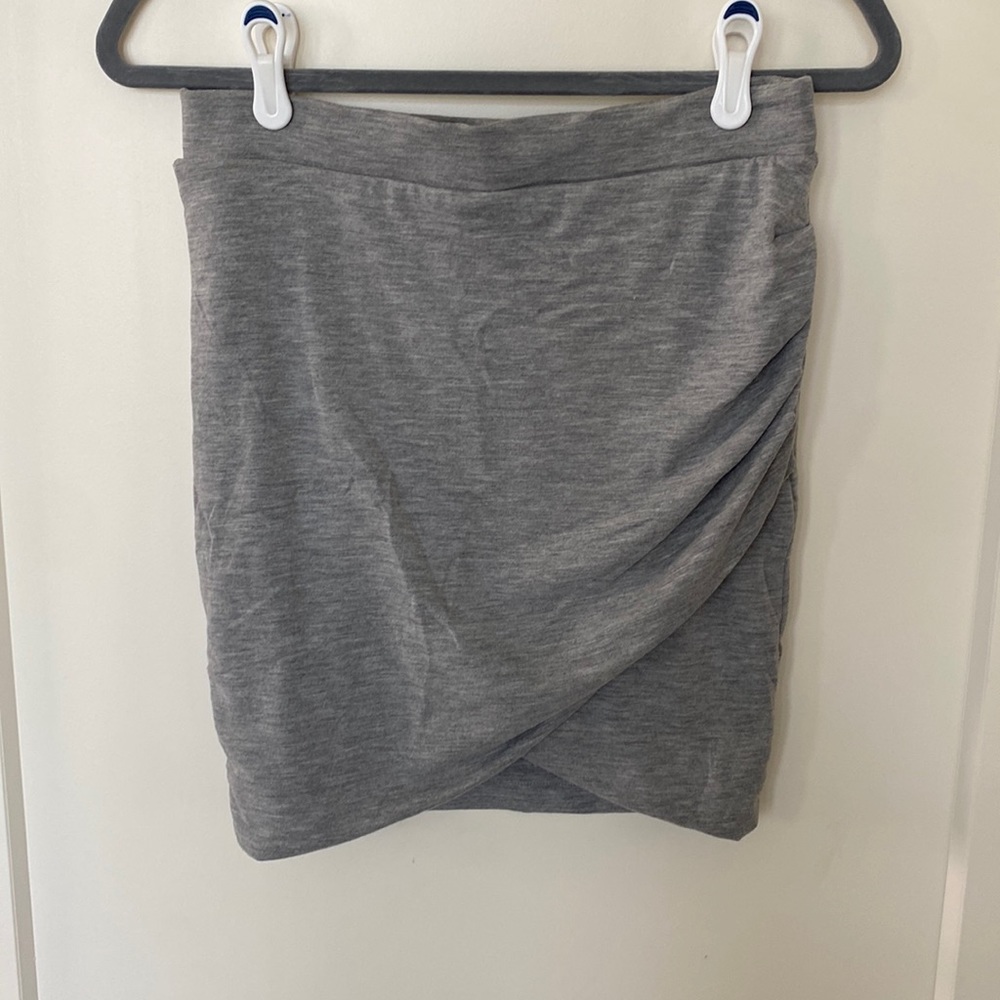 Zara Trafaluc asymmetric wrap style mini skirt